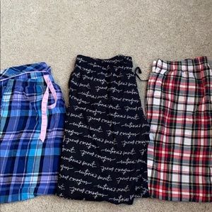 3 pack Victoria Secret PJ pants